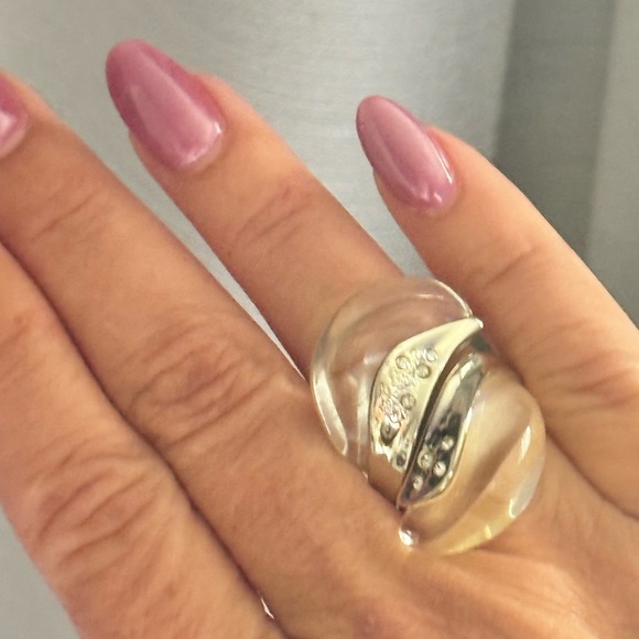 Alexis Bittar Silver and Gold Ring - Picture 7 of 8